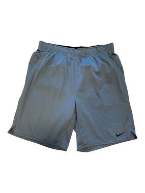Nike Men's Slate Gray Dri-Fit Athletic Shorts